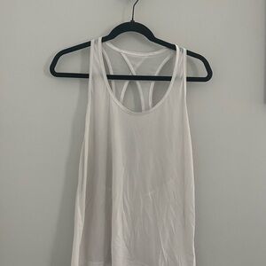 White Lululemon Racerback Tank Top